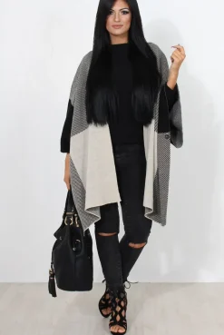 Rebellious Fashion Ballo Monochrome Long Jacket