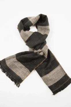 Rebellious Fashion Beige Black Leopard Print Knit Scarf - Addelyn