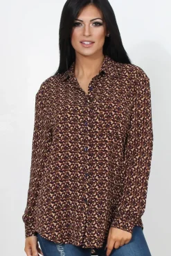 Rebellious Fashion Bethzy Multi Print Shirt