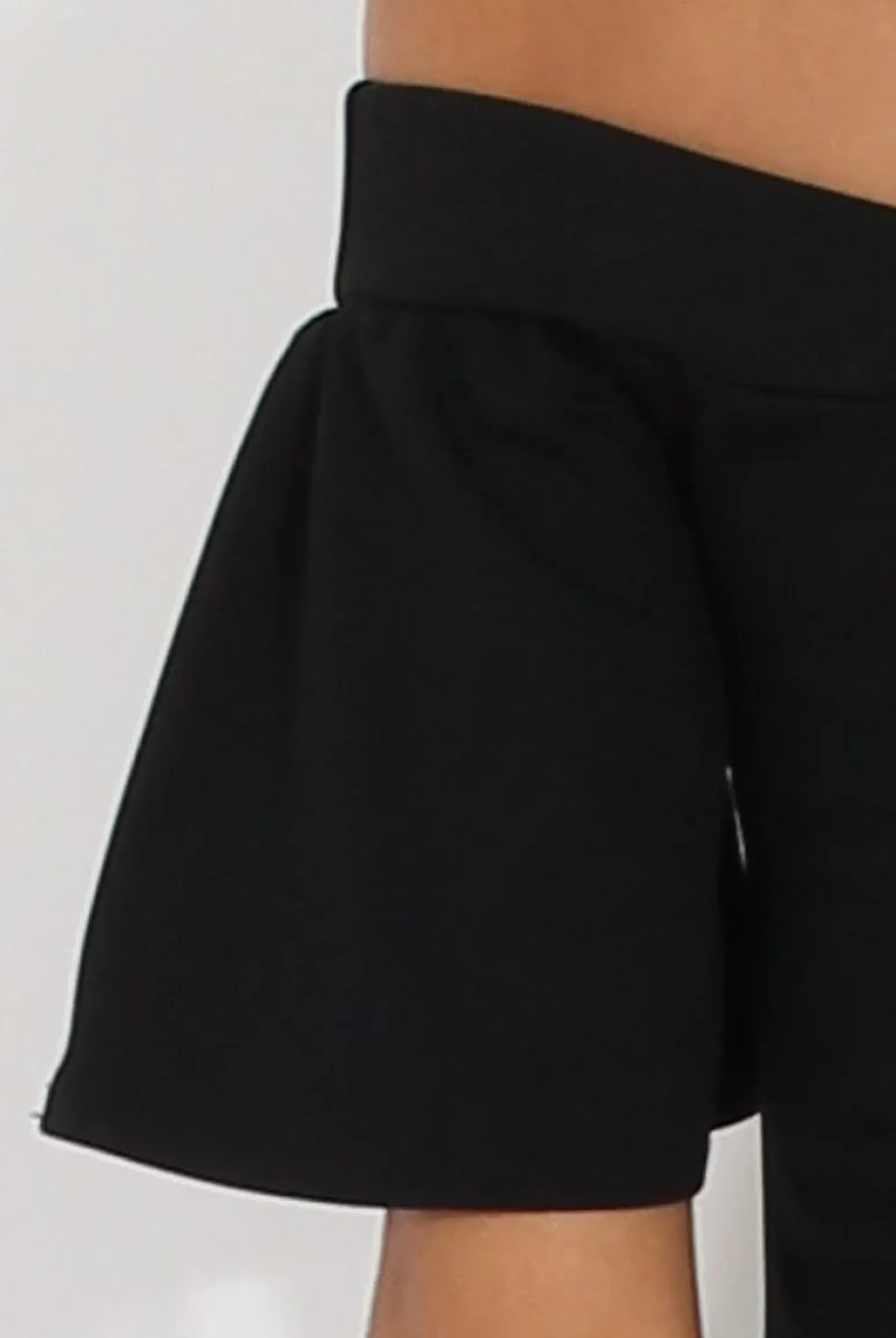 Rebellious Fashion Black Bardot Bodycon Midi Dress - Cecilia