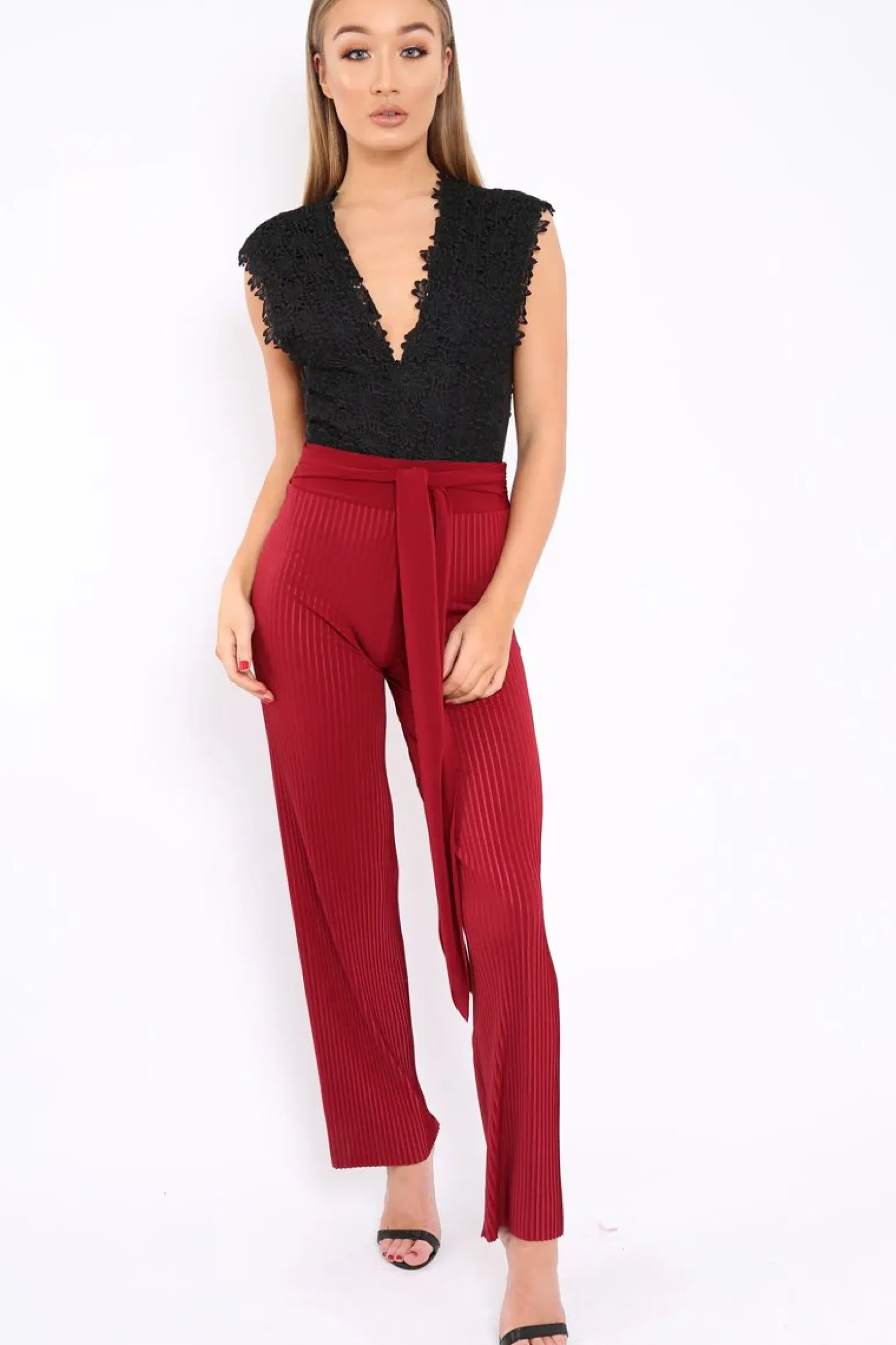 Rebellious Fashion Black Floral Crochet Off The Shoulder Bodysuit - Shae