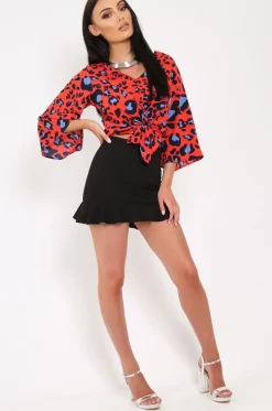 Rebellious Fashion Black Frill Skirt - Colbie