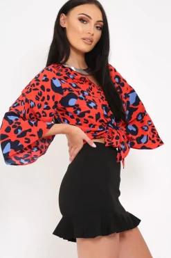 Rebellious Fashion Black Frill Skirt - Colbie
