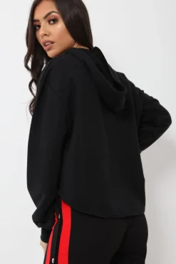 Rebellious Fashion Black Girl Boss Cropped Hoodie - Kelsy