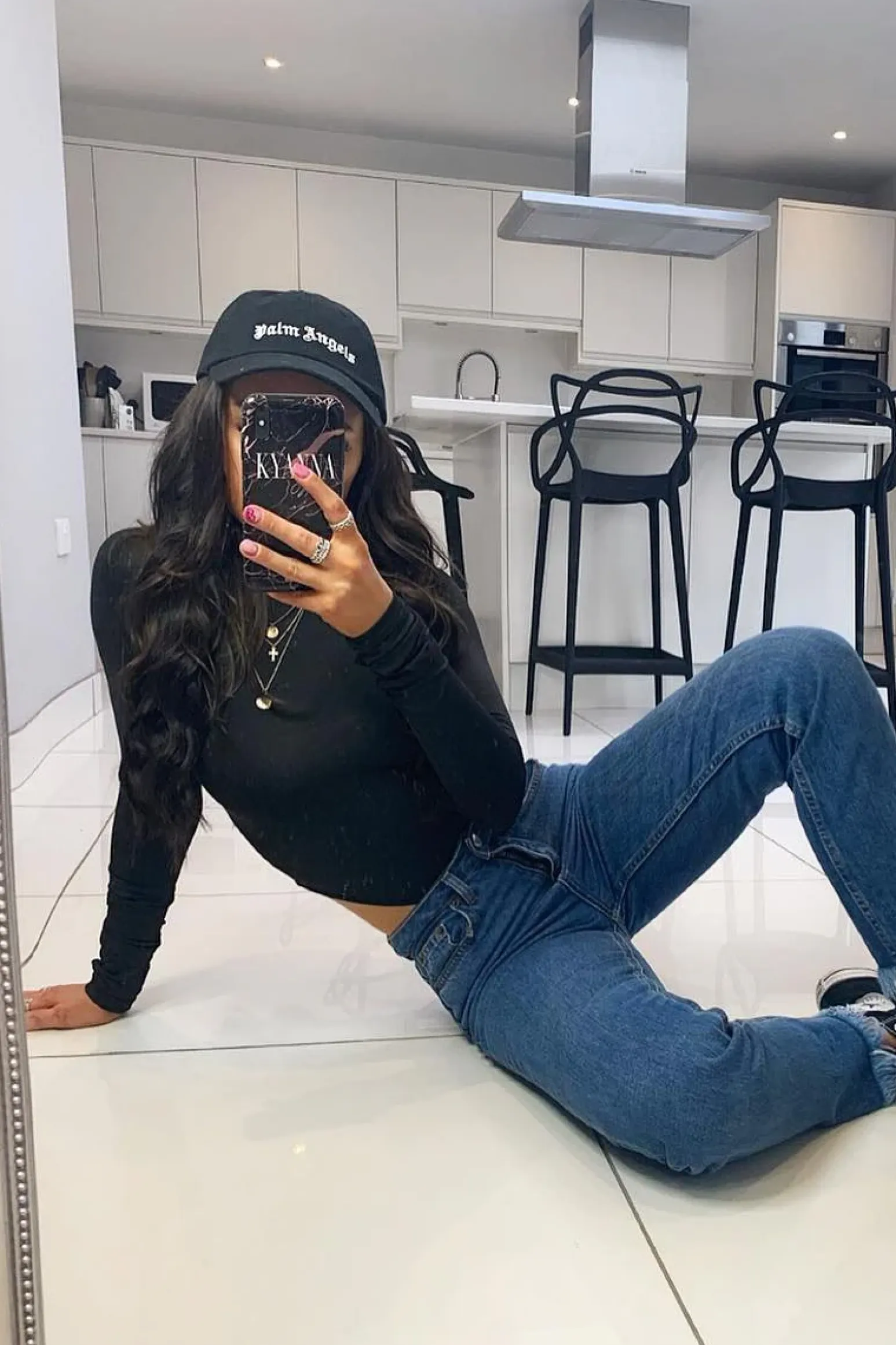 Rebellious Fashion Black High Neck Long Sleeve High Leg Bodysuit - Shyona