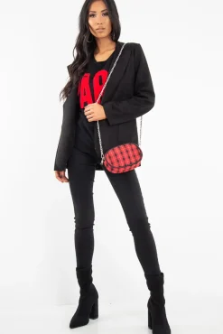 Rebellious Fashion Black High Waist Skinny Fit Jeans - Araia