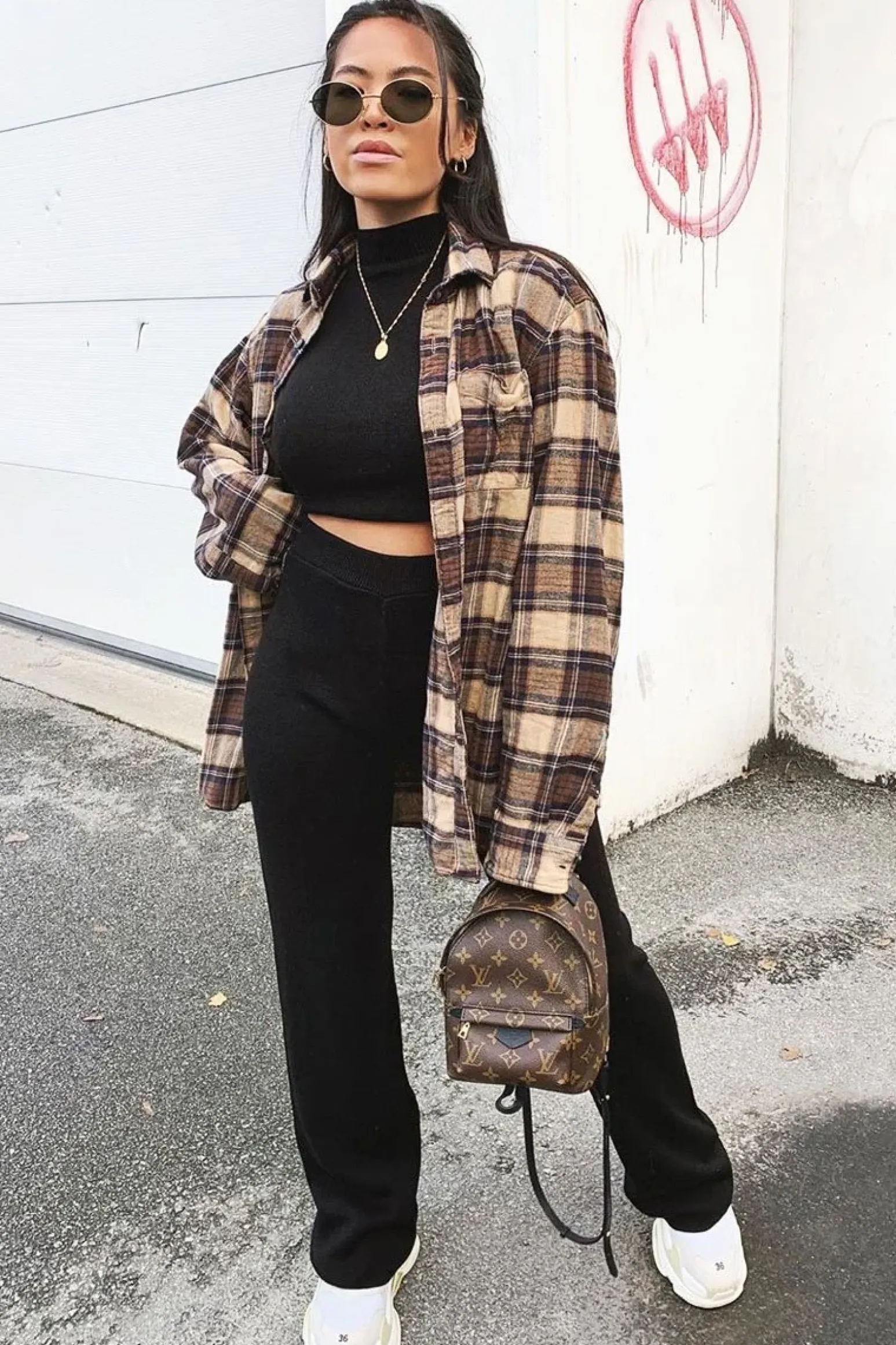 Rebellious Fashion Black Knit High Neck Crop Top and Trouser Co-ord - Helena