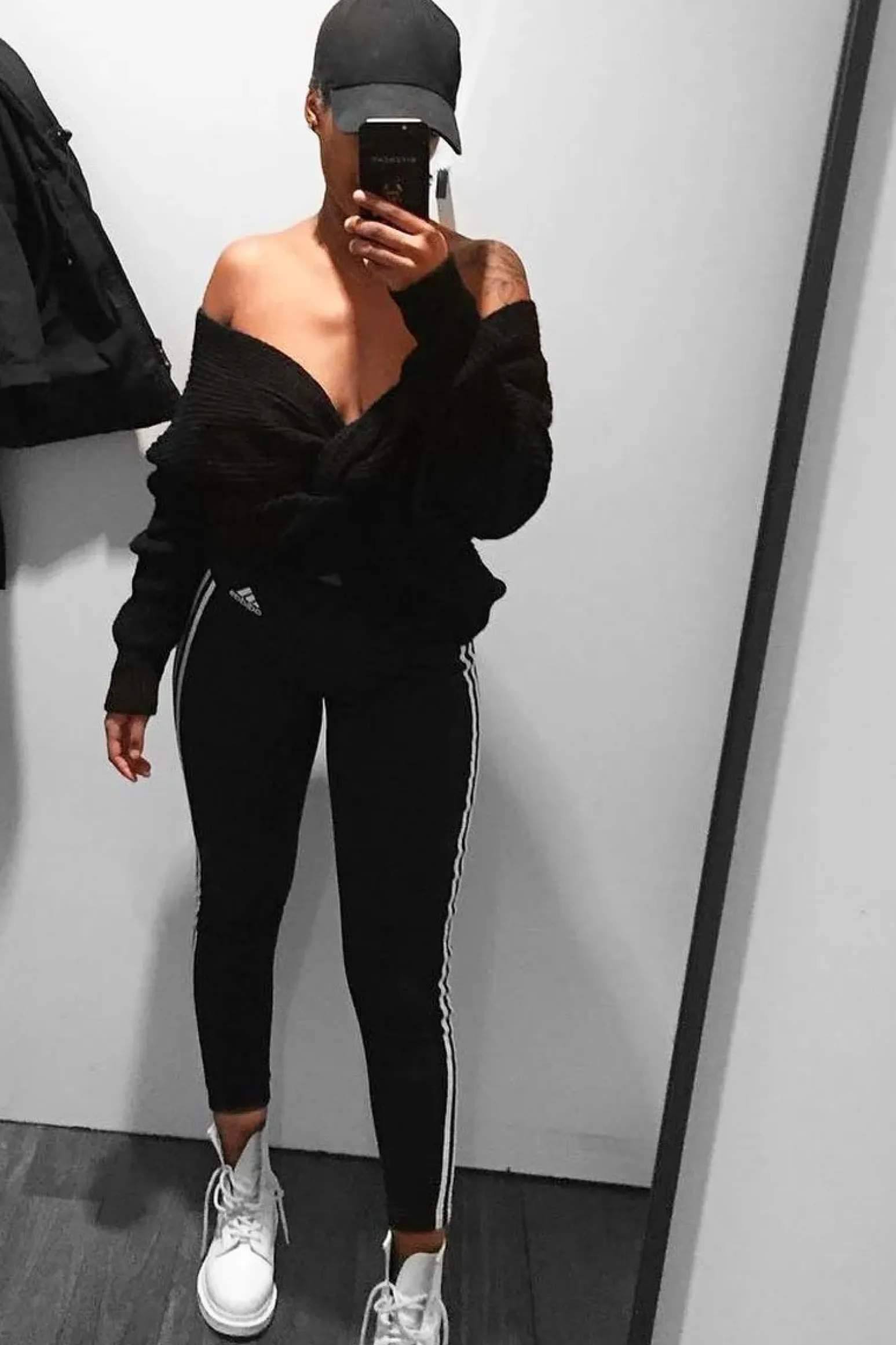 Rebellious Fashion Black Knot Back Knit Jumper - Kerri