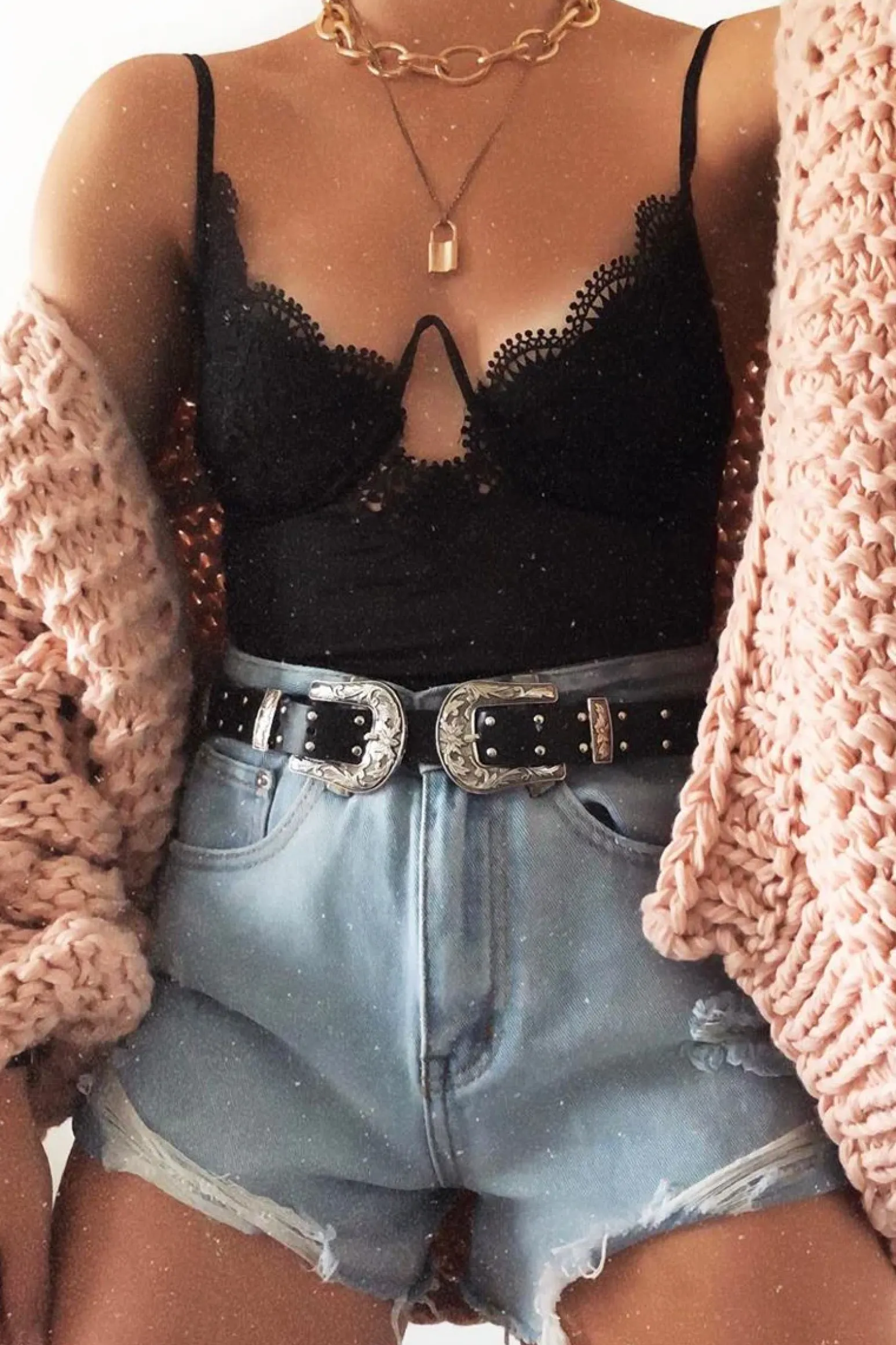 Rebellious Fashion Black Lace Underwired Cup Detail Bodysuit - Mariah