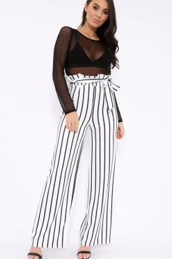 Rebellious Fashion Black Mesh Long Sleeved Bodysuit - Alesa