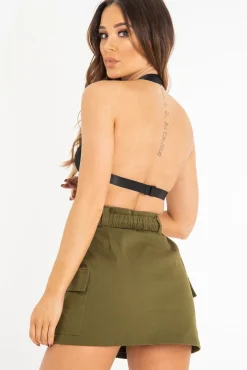 Rebellious Fashion Black Net Bandage Plunge Cut Out Bodysuit - Madison