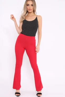 Rebellious Fashion Black Polka Dot Bodysuit - Tari