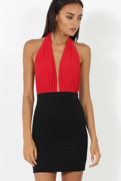 Rebellious Fashion Black Ribbed Mini Skirt - Rebecca