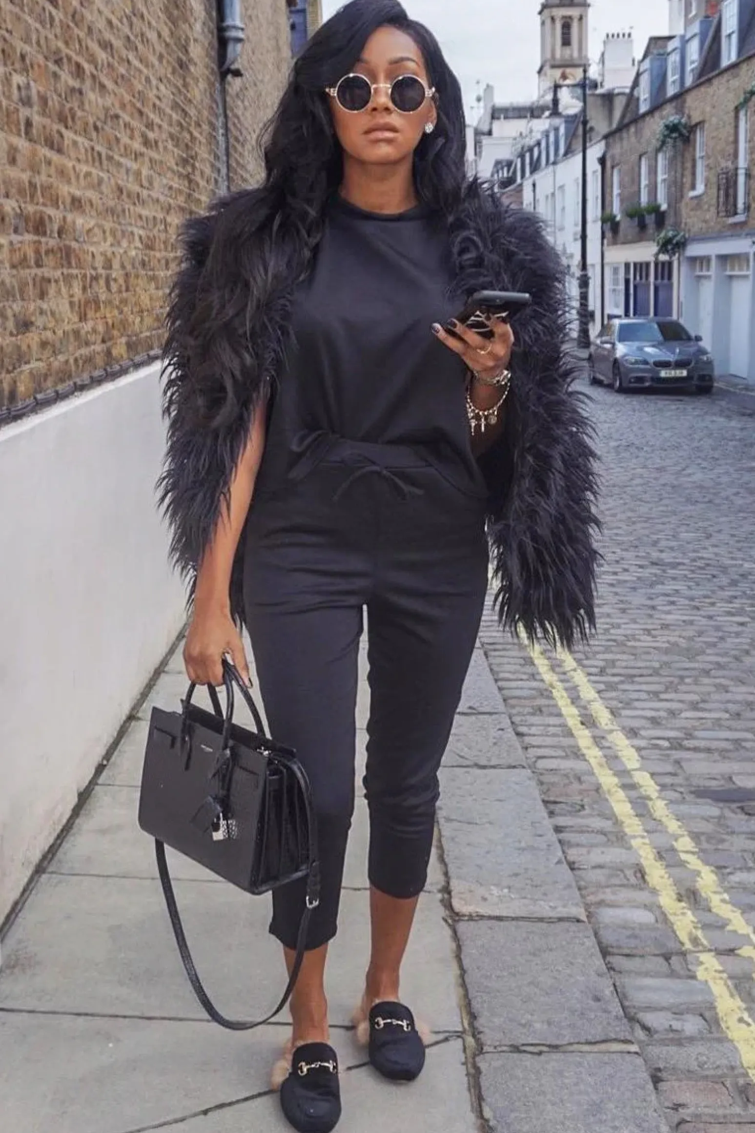Rebellious Fashion Black Short Sleeve Crop Jogger Loungewear Set - Aarian