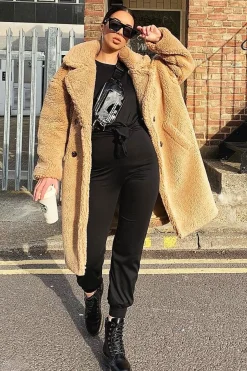 Rebellious Fashion Black Tie at Waist Tracksuit - Sammie