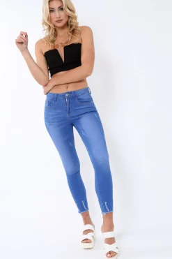Rebellious Fashion Black V Front Boob Tube - Amalina