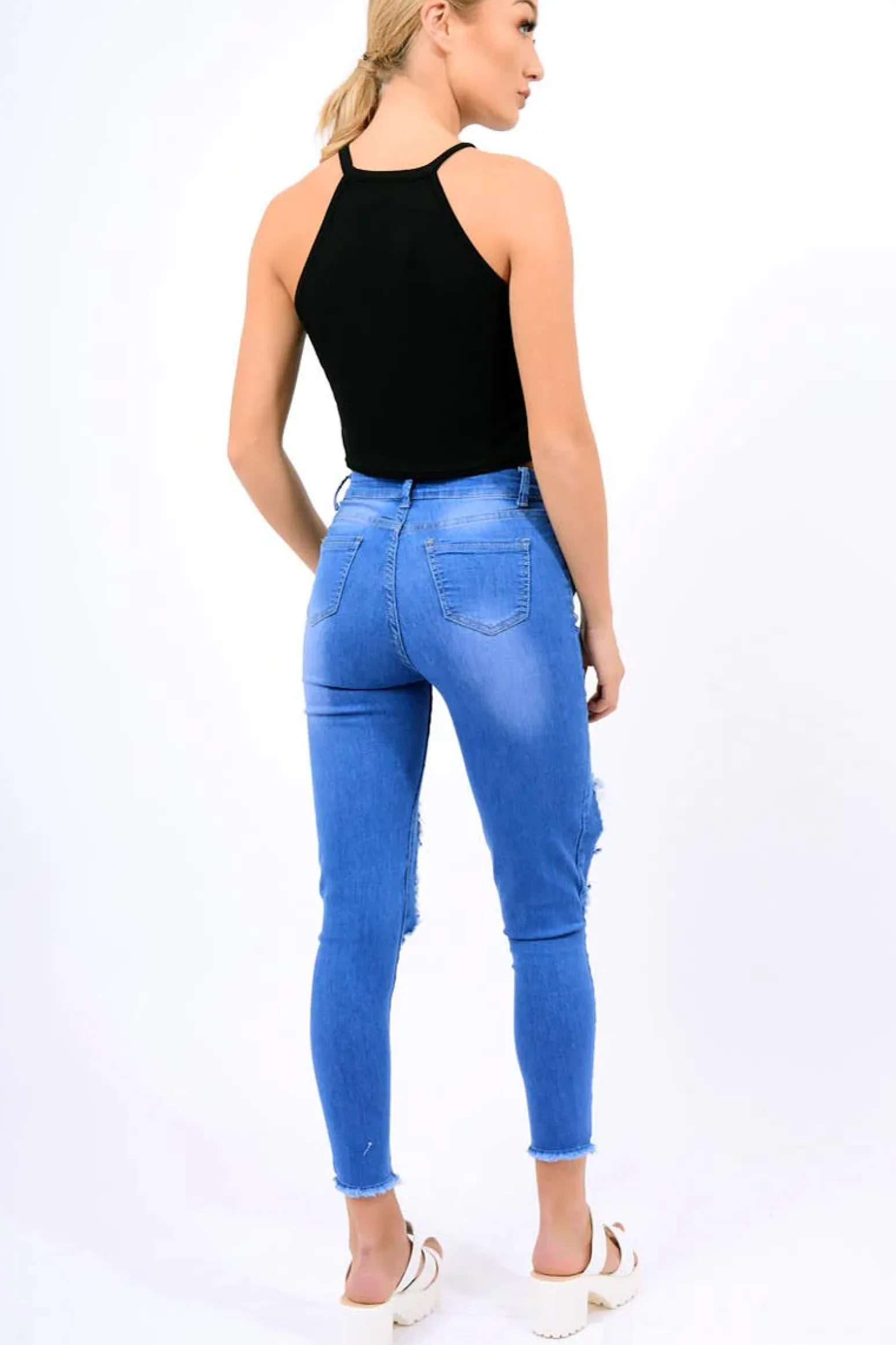 Rebellious Fashion Black Wild Child Cropped Tee - Rumi
