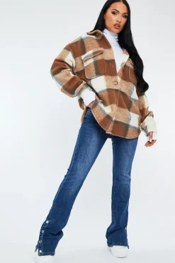 Rebellious Fashion Blue High Waist Popper Flare Jeans - Asira