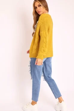 Rebellious Fashion Blue Ripped Cut Out Mom Jeans - Almer