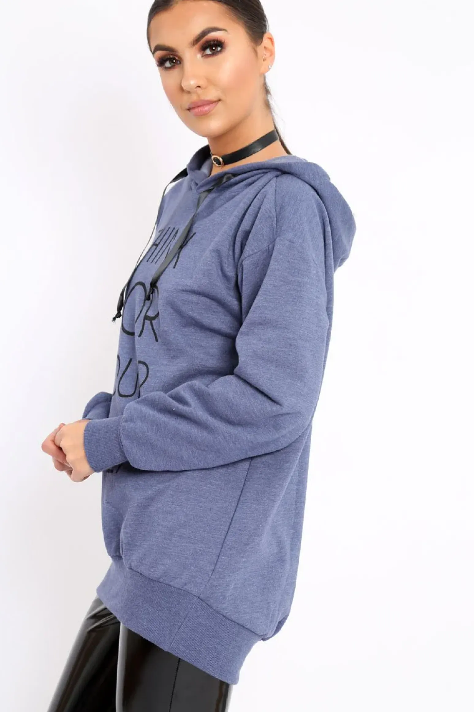 Rebellious Fashion Blue Think For Yourself Jumper - Acie