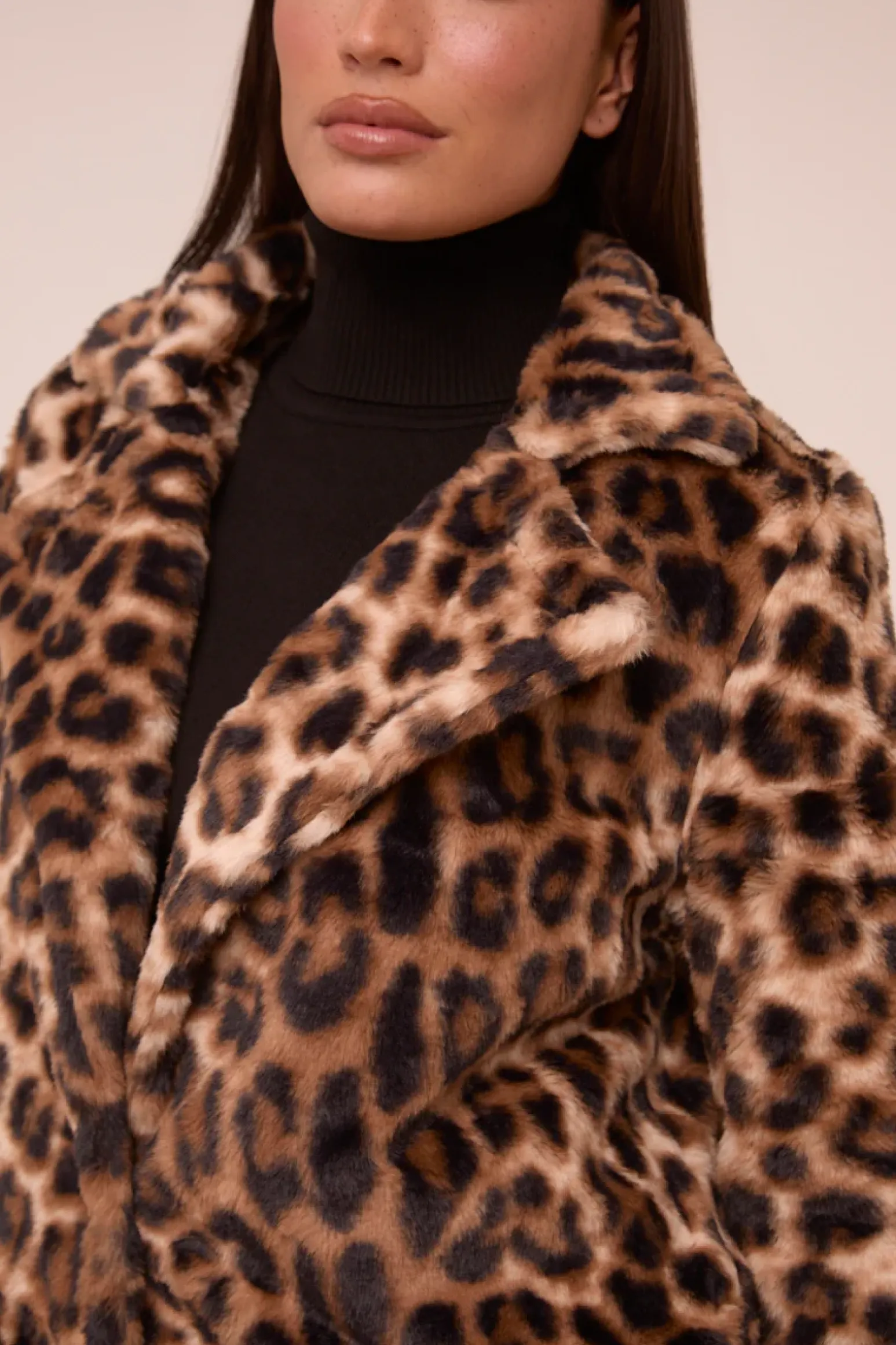 Rebellious Fashion Brown Leopard Print Faux Fur Coats - Yasmin