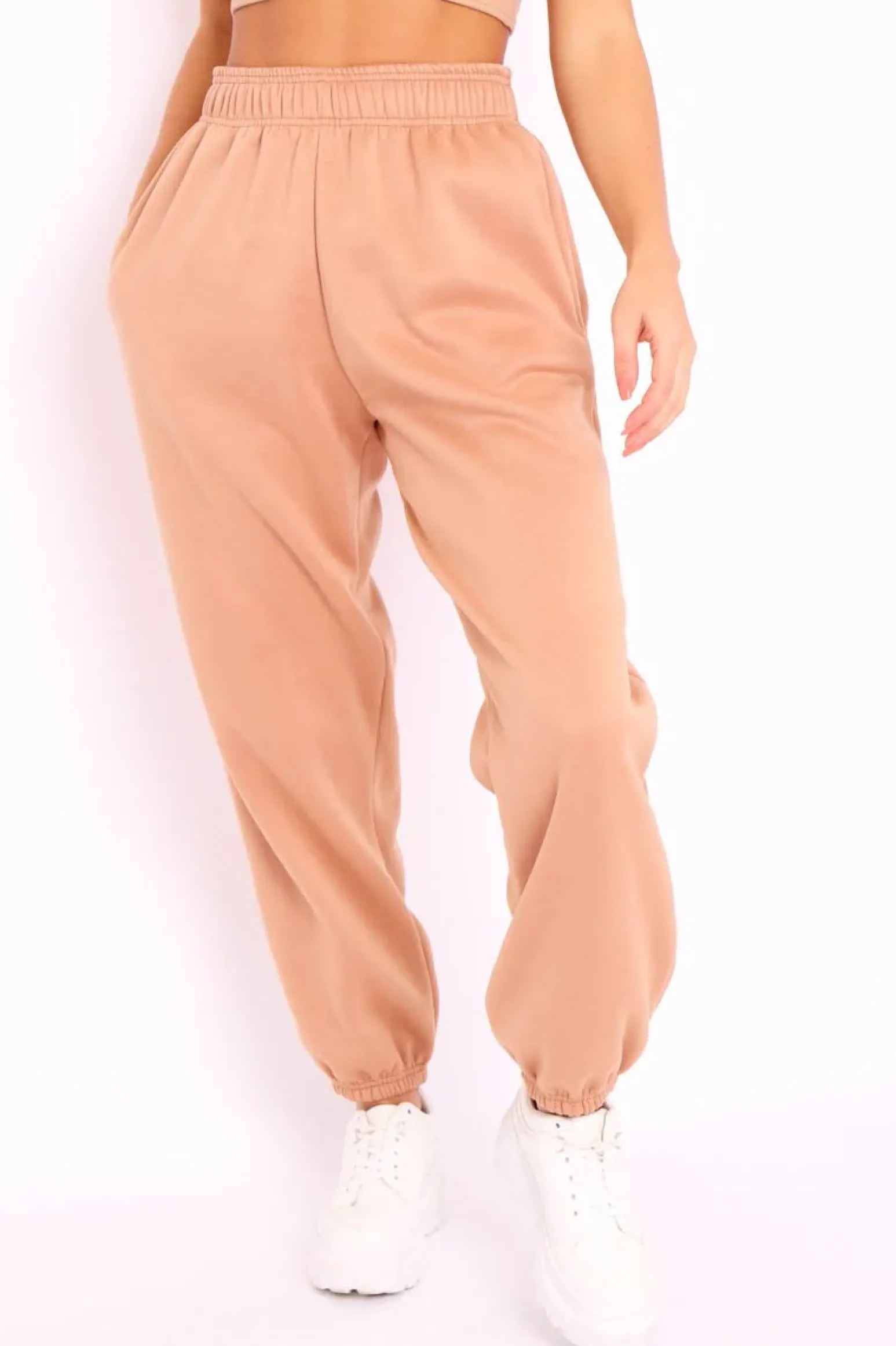 Rebellious Fashion Camel Oversized Joggers - Erica