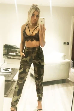 Rebellious Fashion Camo Trousers - Taylor