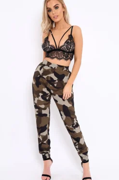 Rebellious Fashion Camo Trousers - Taylor