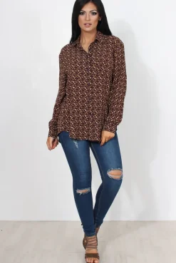 Rebellious Fashion Carris Dark Wash Ripped Jeans
