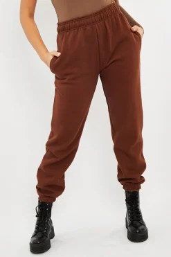 Rebellious Fashion Chocolate Oversized Joggers - Erica