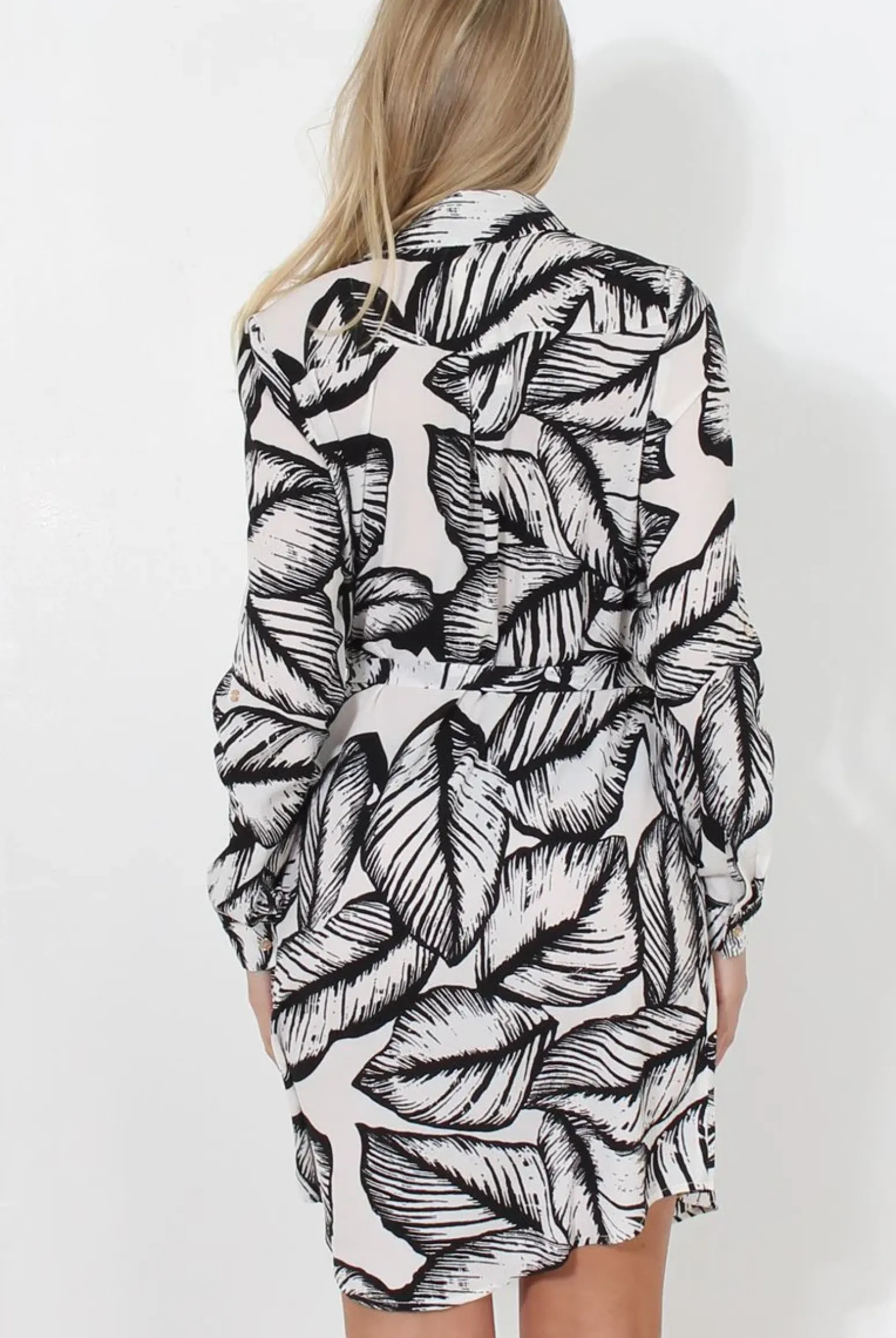 Rebellious Fashion Dolly White Print Shirt Dress