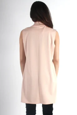 Rebellious Fashion Ebony Pink Waist Coat