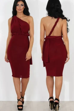 Rebellious Fashion Emma Wine Multiway Dress