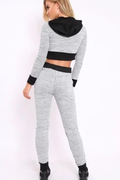 Rebellious Fashion Grey Girl Boss Loungewear Set - Evie