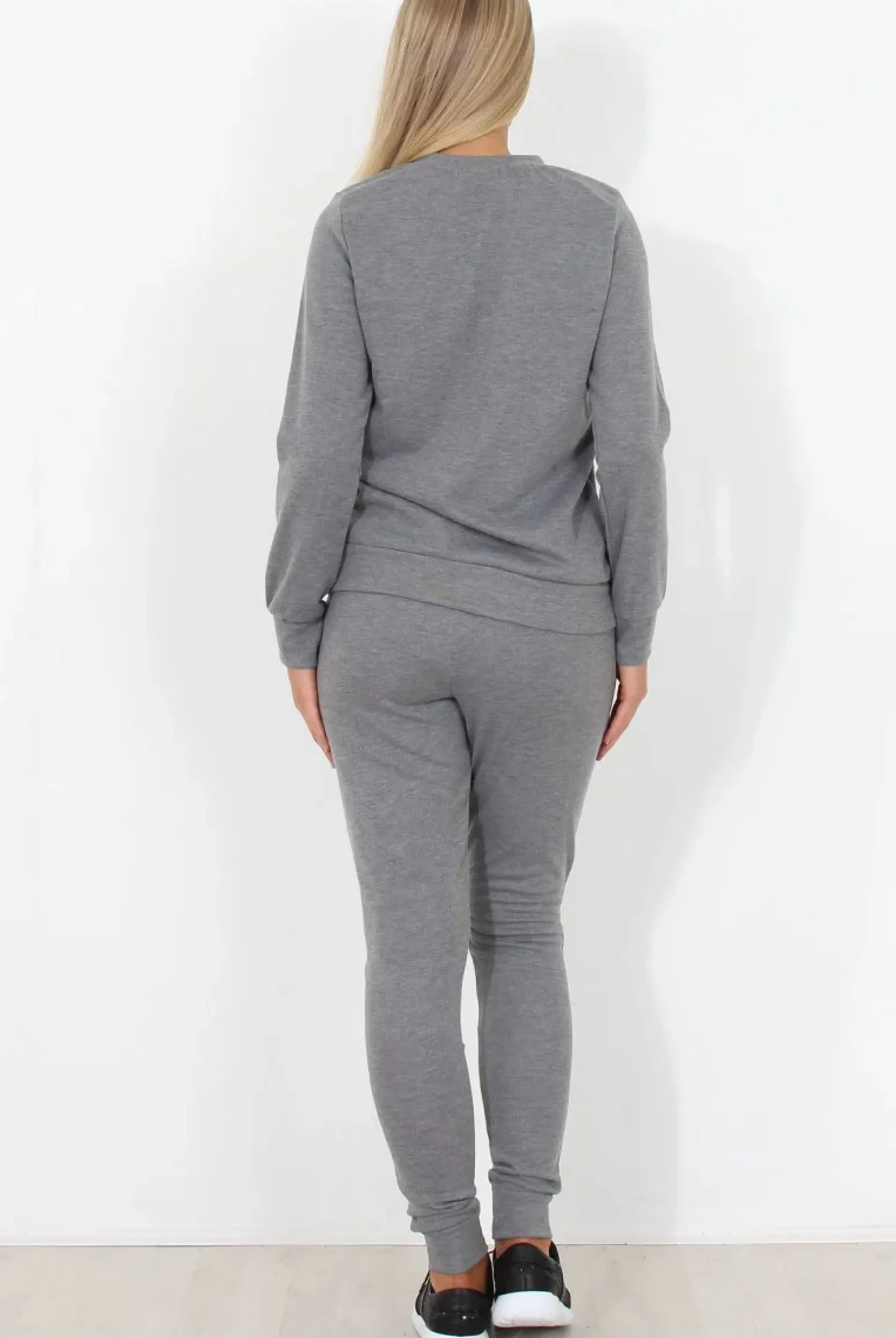 Rebellious Fashion Grey Loungewear Set - Khloe