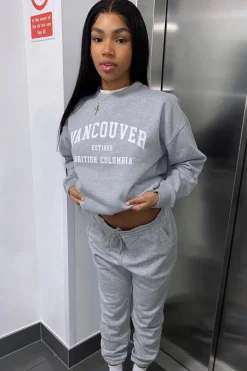 Rebellious Fashion Grey Oversized Vancouver Sweatshirt - Kyran