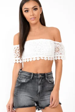 Rebellious Fashion Grey Raw Hem High Waist Denim Shorts - Pascale