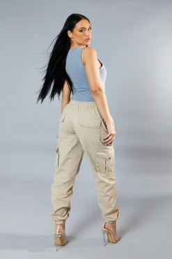Rebellious Fashion Grey Round Neck Sleeveless Bodysuit - Himari