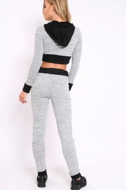 Rebellious Fashion Grey Snake Loungewear Set - Evie