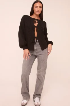 Rebellious Fashion Grey Stretch Mid Waist Straight Leg Denim Jeans - Phoenix