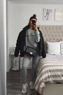 Rebellious Fashion Grey Tokyo Slogan Sweatshirt - Lilah