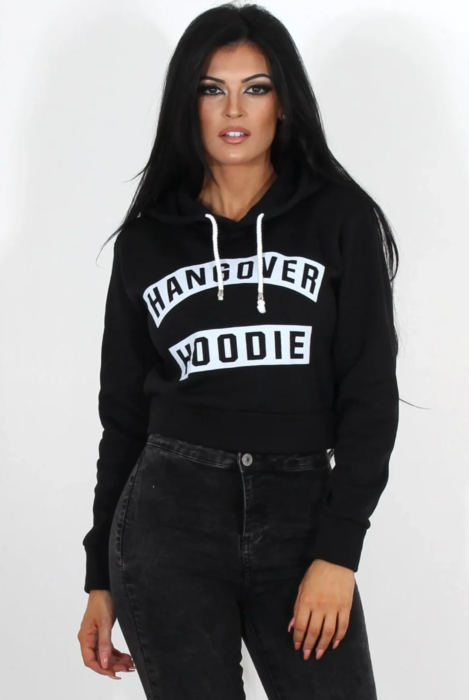 Rebellious Fashion Hailey Black Hangover Hoodie