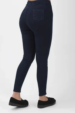 Rebellious Fashion Indigo High Waisted Skinny Jeans - Taylor