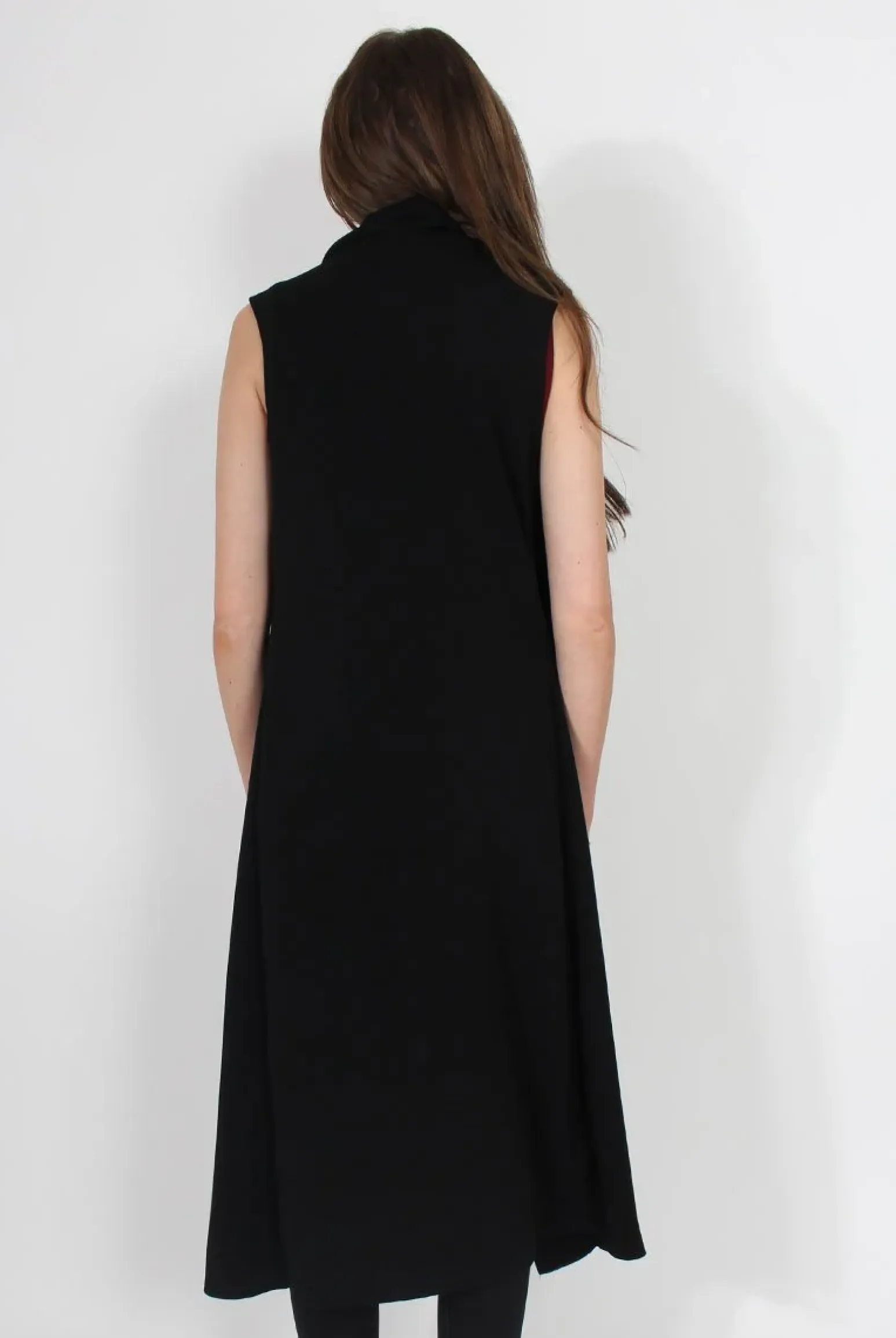 Rebellious Fashion Ivanna Black Sleevless Jacket