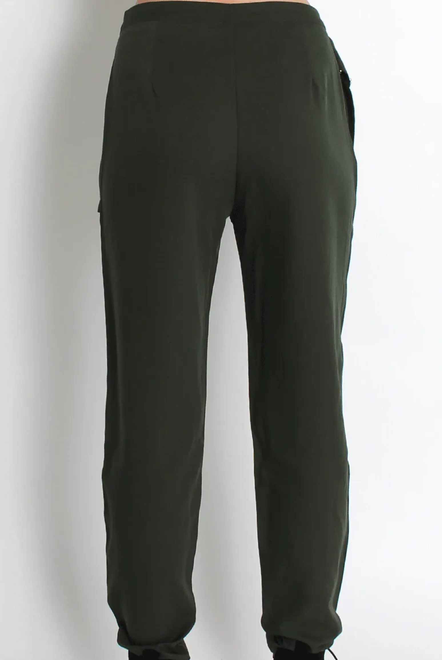 Rebellious Fashion Jeannette Khaki Cigarette Trousers