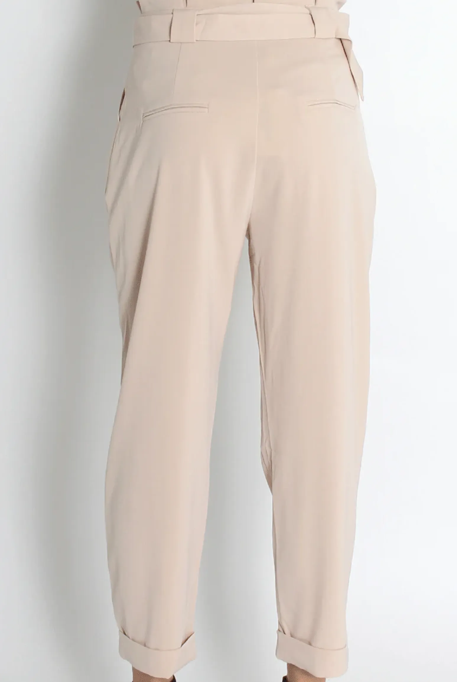 Rebellious Fashion Leanne Dusty Pink Cigarette Trousers