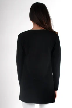 Rebellious Fashion Leia Black Long Sleeve Zip Jacket
