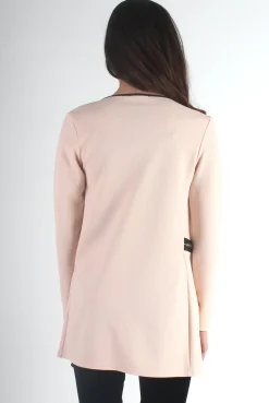 Rebellious Fashion Leia Pink Long Sleeve Zip Jacket