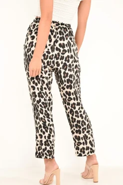 Rebellious Fashion Leopard High Waist Culotte Trousers - Blakeleigh