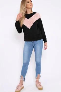 Rebellious Fashion Light Blue Denim Dip Hem Jeans - Carolina